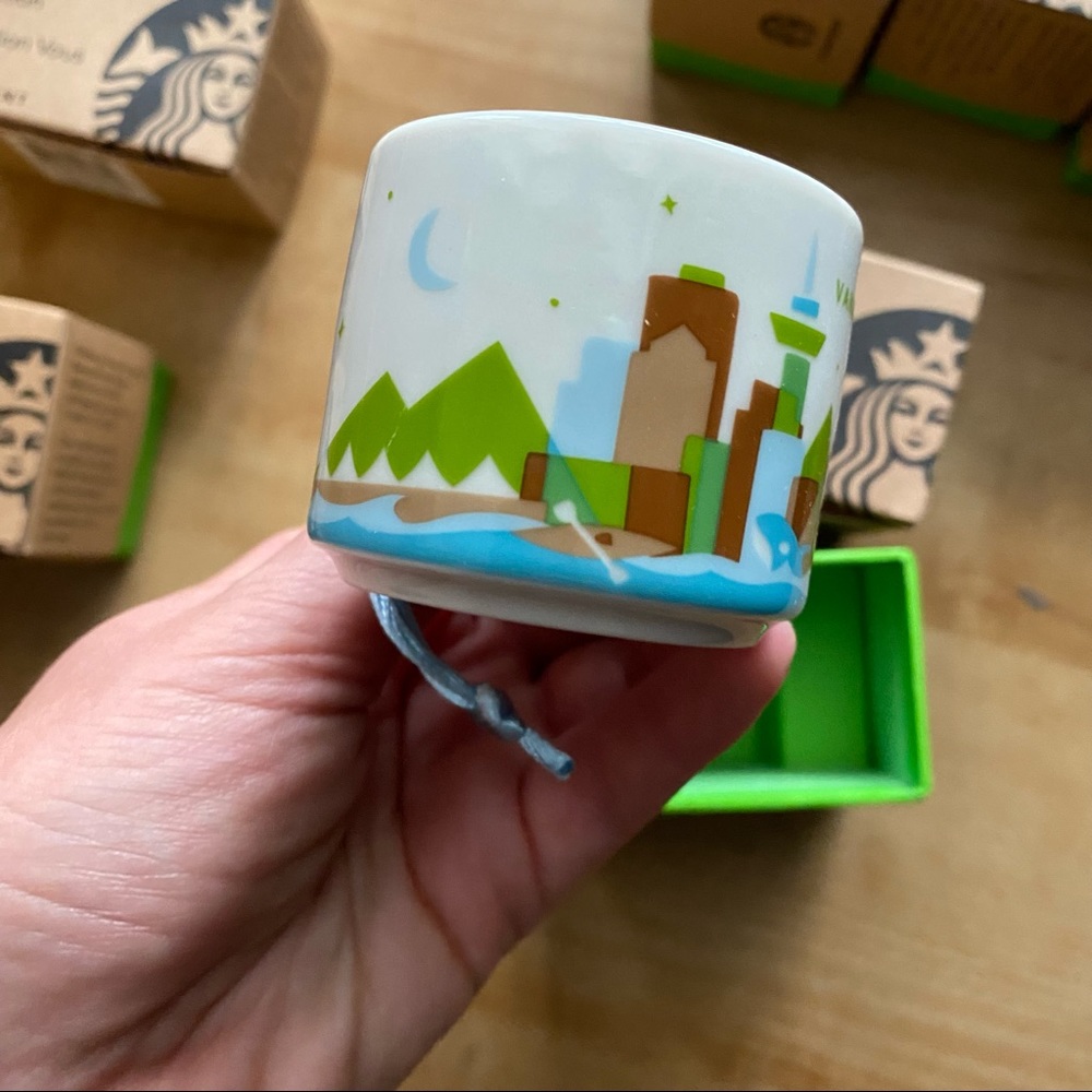 Starbucks Vancouver You Are  Here Ornament 2 oz - Picture 3 of 6